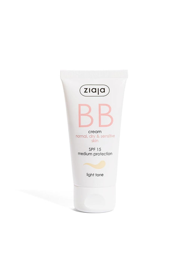 Zıaja BB Krem Normal, Kuru ve Hassas Ciltler İçin Hafif Ton SPF 15 50 ml