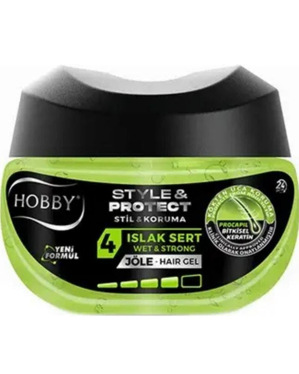 Güntem Hobby Stye&protect Saç Jölesi Islak Sert 200 ml Kavanoz