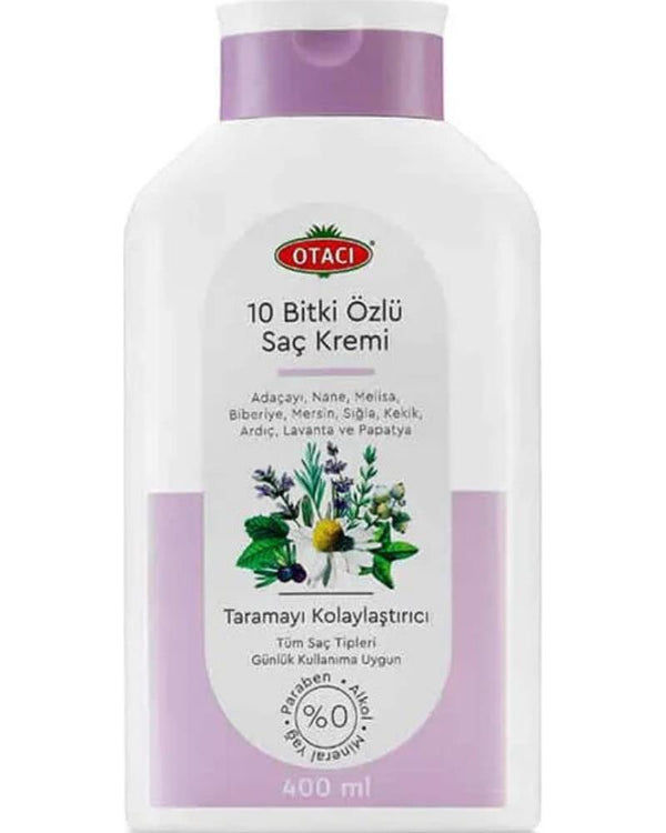 Otacı 10 Bitki Özlü Taramayı Kolaylaştırıcı Saç Kremi 400 ml