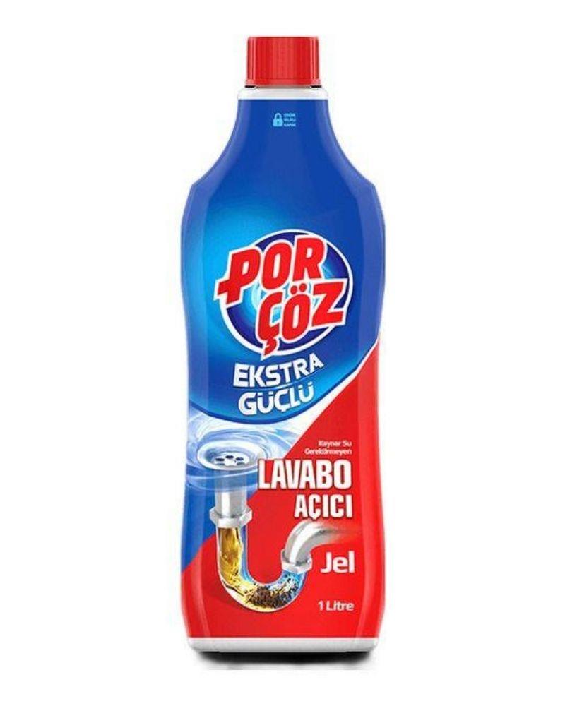 Porçöz Lavabo Açıcı Jel 1000 ml