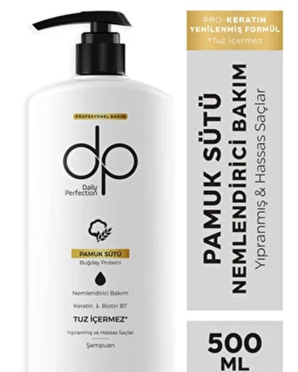 DP Pamuk Sütü Sıvı Saç Kremi 180 ml & Pamuk Sütü 425 ml Şampuan