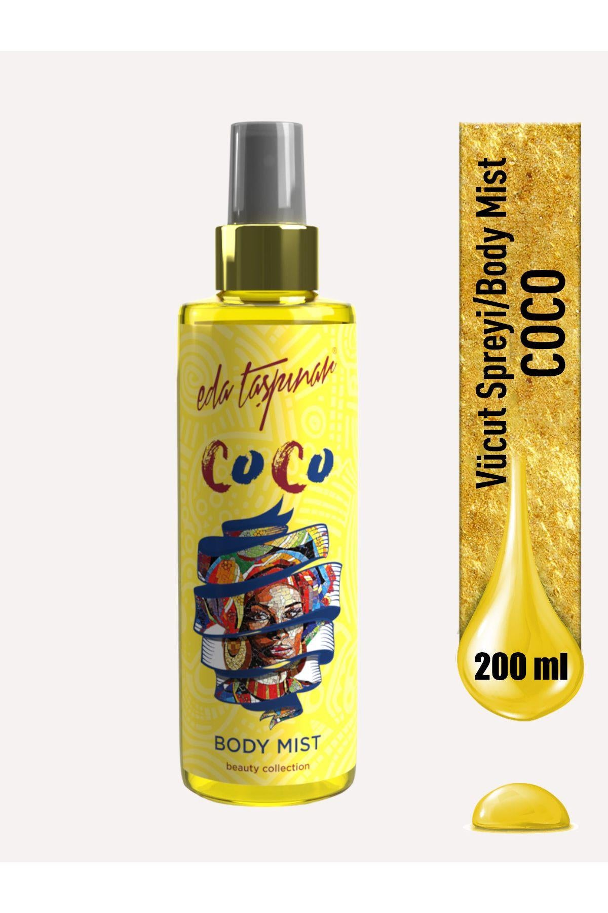 Eda Taşpınar Coco ( Coconut ) Body Mist Vücut Spreyi 200ml.