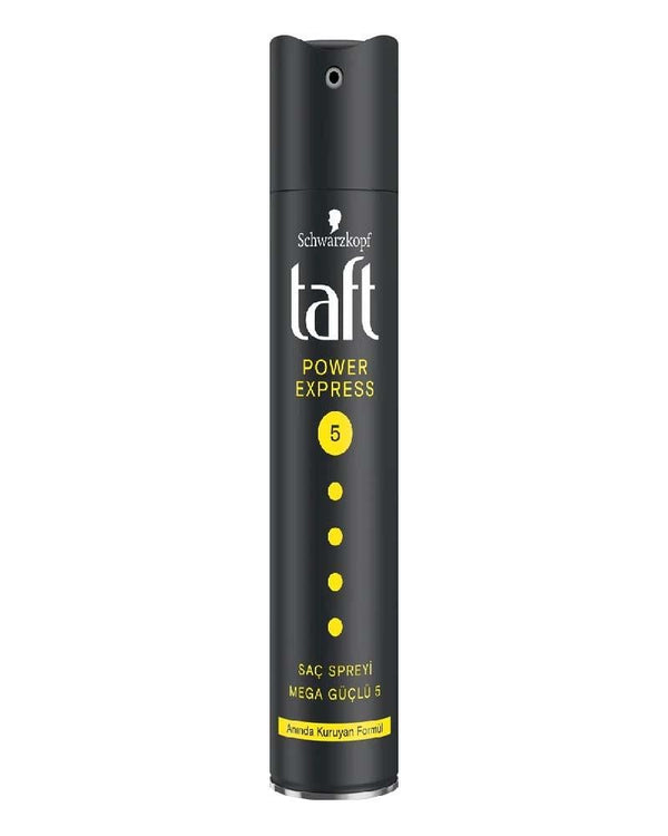 Taft Power Express Mega Güçlü Anında Kuruma Etkili Saç Spreyi No:5 250 ml