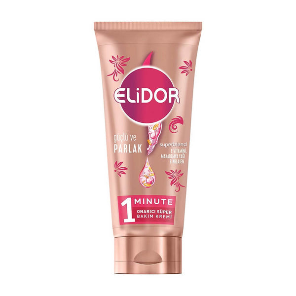 Elidor 1 Minute Güçlü ve Parlak Süper Bakım Kremi 170 Ml