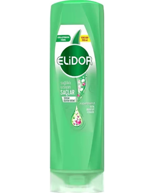 Elidor Superblend Serum Saç Bakım Kremi Sağlıklı Uzayan Saçlar Biotin Argan Yağı & Keratin 350 Ml