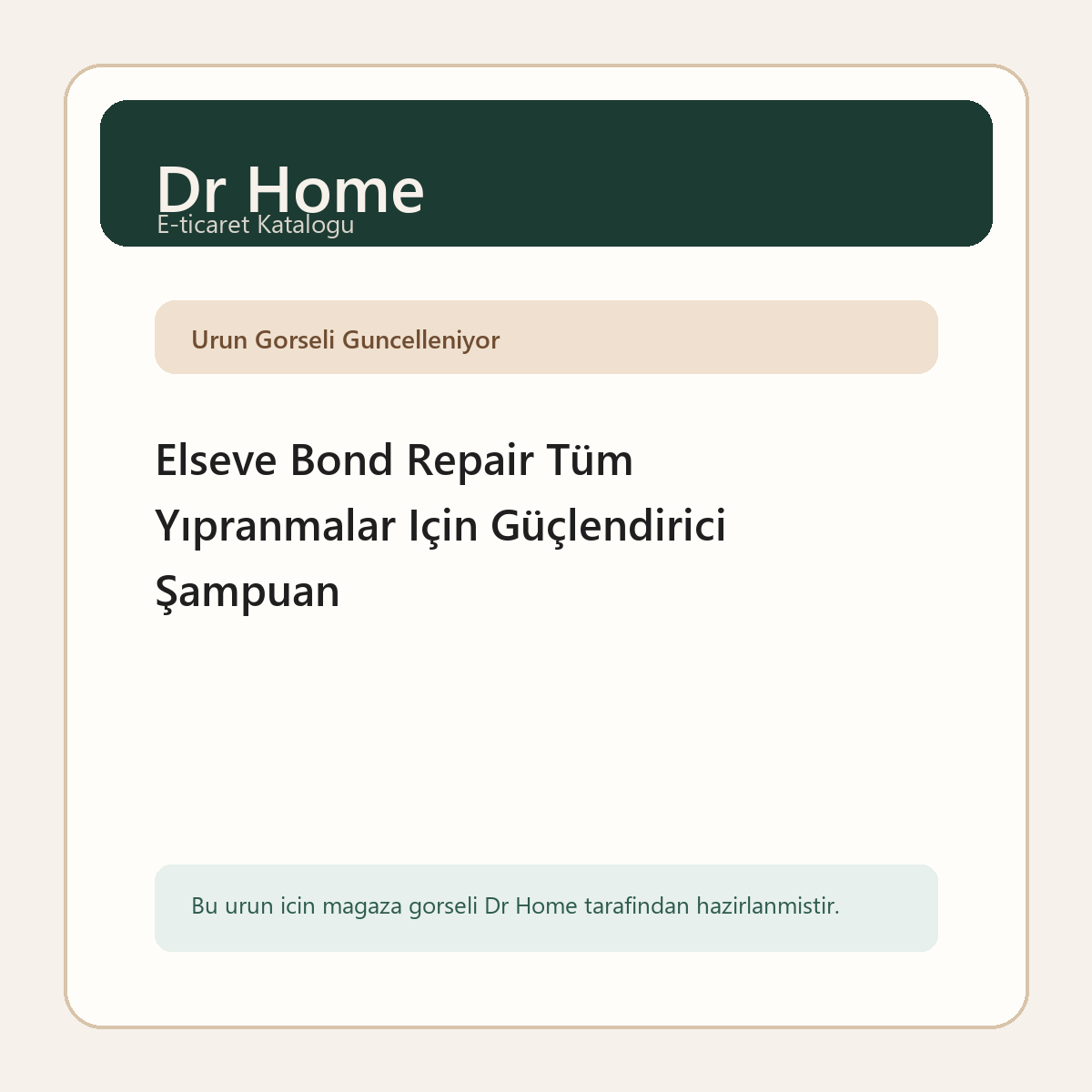 Elseve Bond Repair Tüm Yıpranmalar Için Güçlendirici Şampuan
