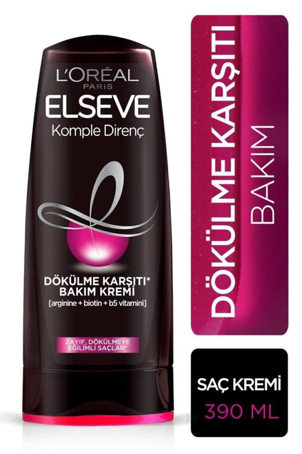 ELSEVE Komple Direnç Dökülme Karşıtı Bakım Kremi 390 Ml