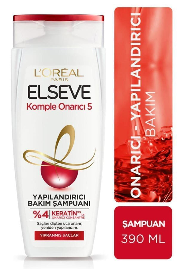ELSEVE Komple Onarıcı 5 Yapılandırıcı Bakım Şampuanı 390 ml