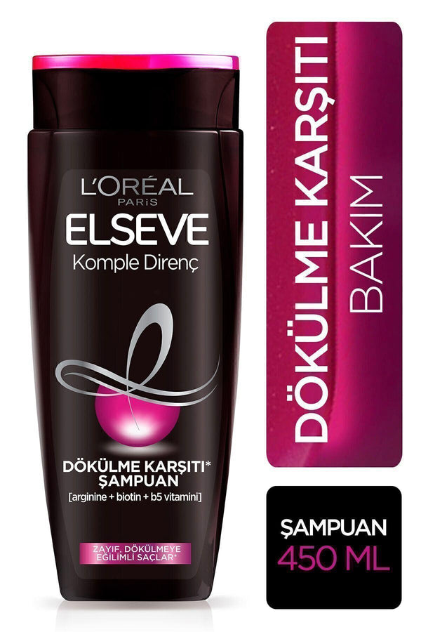 ELSEVE L'oréal Paris Komple Direnç Dökülme Karşıtı Şampuan 450 ml