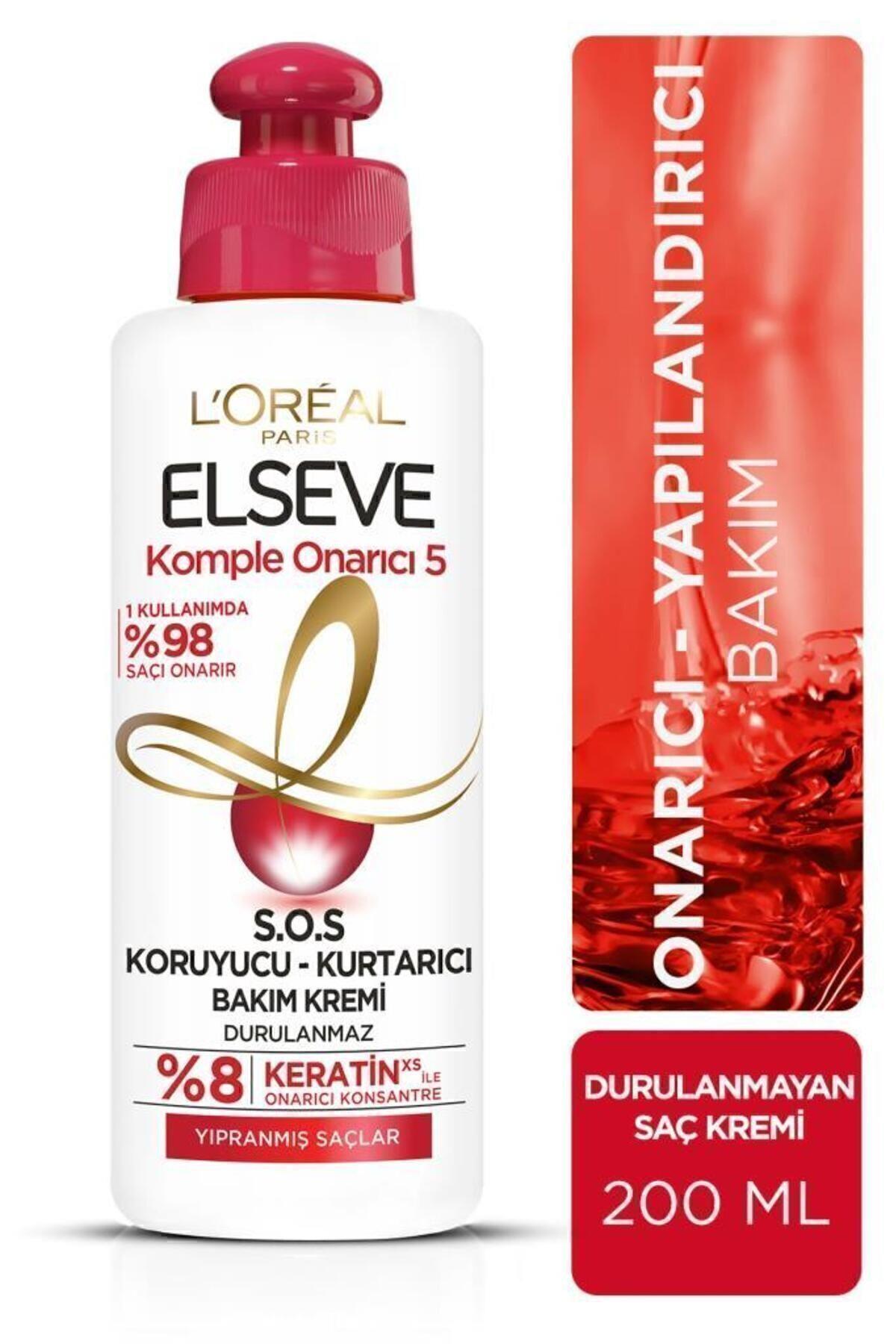 ELSEVE L'oréal Paris Komple Onarıcı 5 S.o.s Koruyucu - Kurtarıcı Bakım Kremi 200 ml