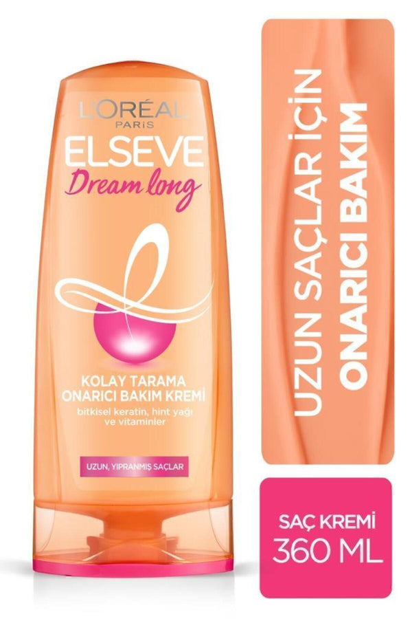 ELSEVE L'oreal Paris Dream Long Onarıcı Saç Bakım Kremi 360ml