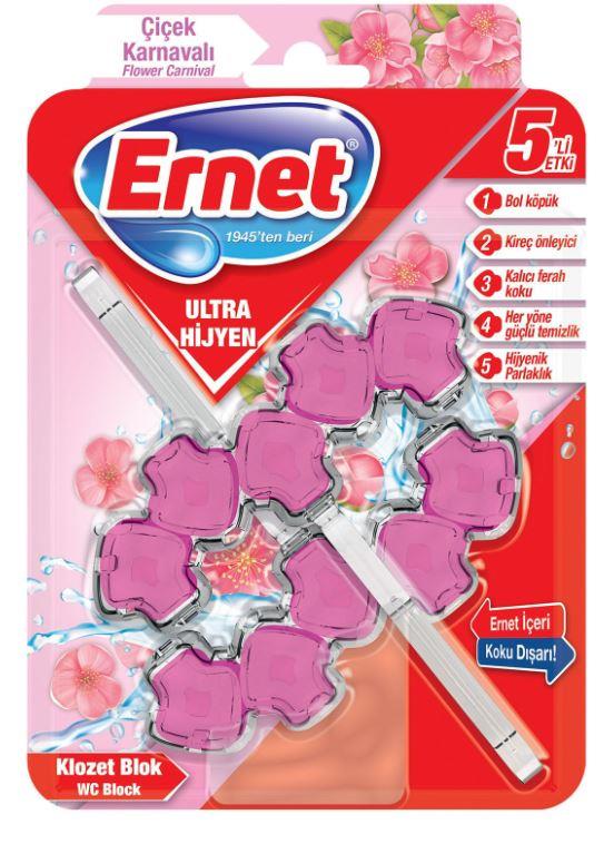 Ernet Ultra Hijyen Çiçek Karnavalı Klozet Bloğu 2'li