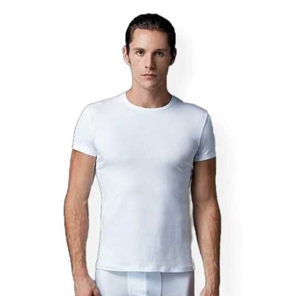 Eros Ers004 Compact O Yaka T Shirt 2'li Beyaz