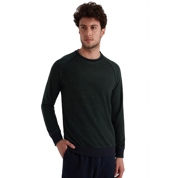 Eros Ese31032 Erkek O Yaka Pijama Takımı Haki