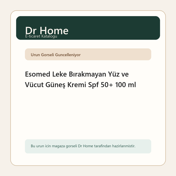 Esomed Leke Bırakmayan Yüz ve Vücut Güneş Kremi Spf 50+ 100 ml