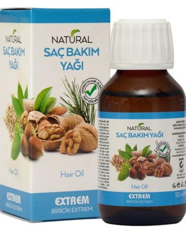 Extrem Saç Bakım Yağı - %100 Doğal 50 ml