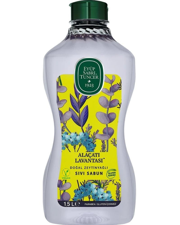 Eyüp Sabri Tuncer Alaçatı Lavantası Doğal Zeytinyağlı Sıvı Sabun 1.5 Lt