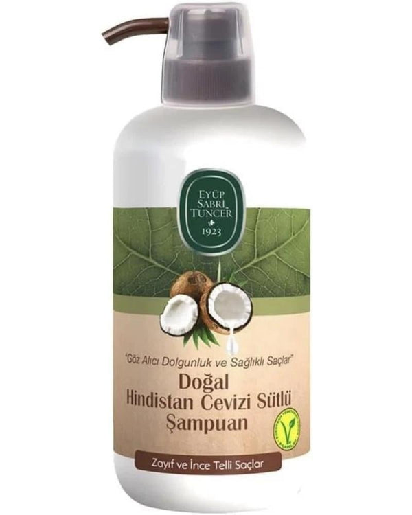 Eyüp Sabri Tuncer Doğal Hindistan Cevizi Sütlü Şampuan 600 ml