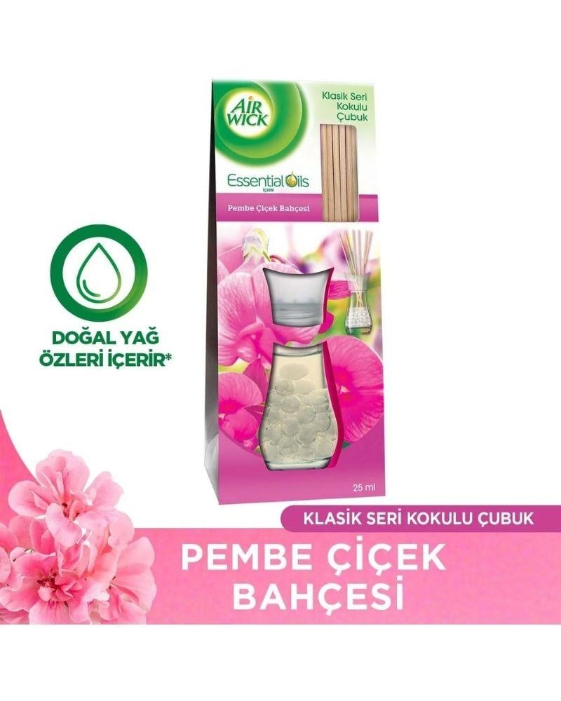Air Wick Kokulu Çubuklar 25ml Pembe Çiçek Bahçesi