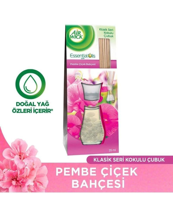 Air Wick Kokulu Çubuklar 25ml Pembe Çiçek Bahçesi