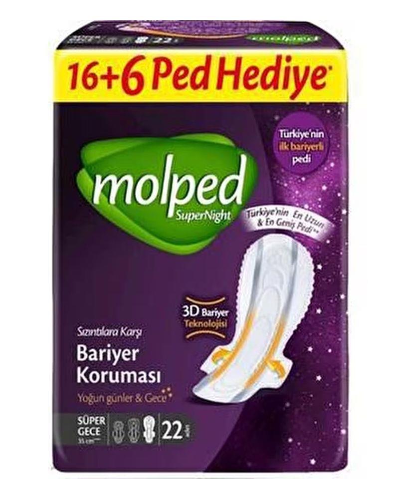 Molped Supernight Gece 16+6'lı