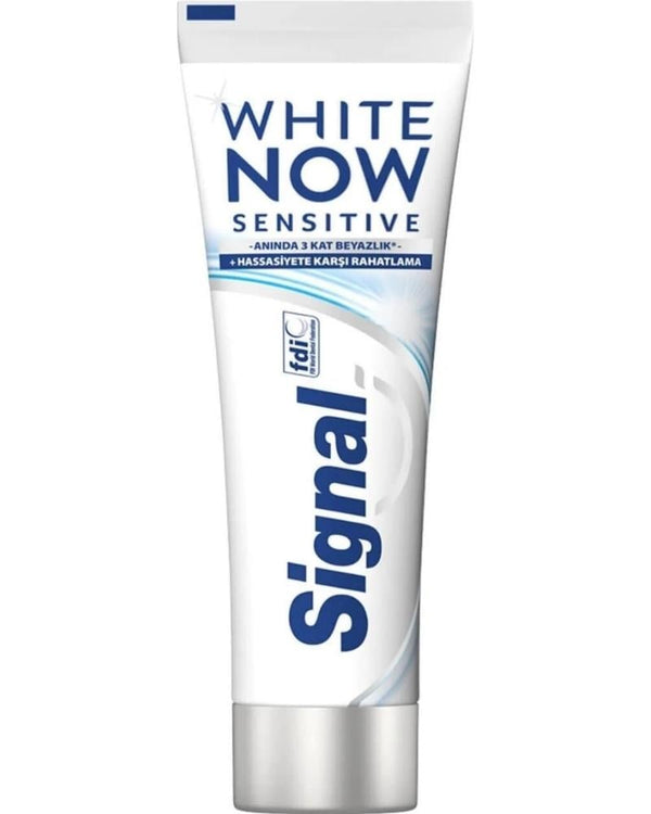 Signal Diş Macunu White Now Sensitive Anında 3 Kat Beyazlık 75 ML
