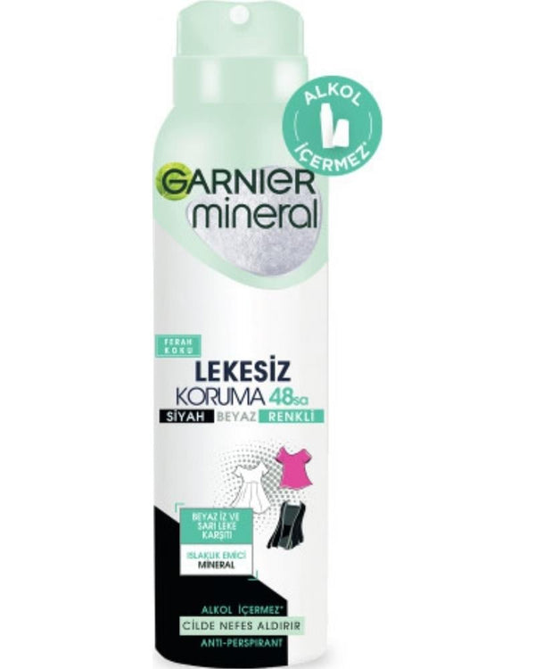 Garnier Mineral Lekesiz Koruma Ferah Koku Sprey Deodorant