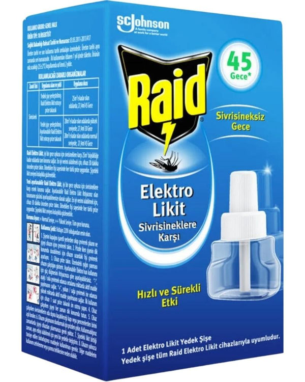 Raid Elekro Likit 1 Yedek, 45 Gece (SİVRİSİNEKLERE KARŞI)