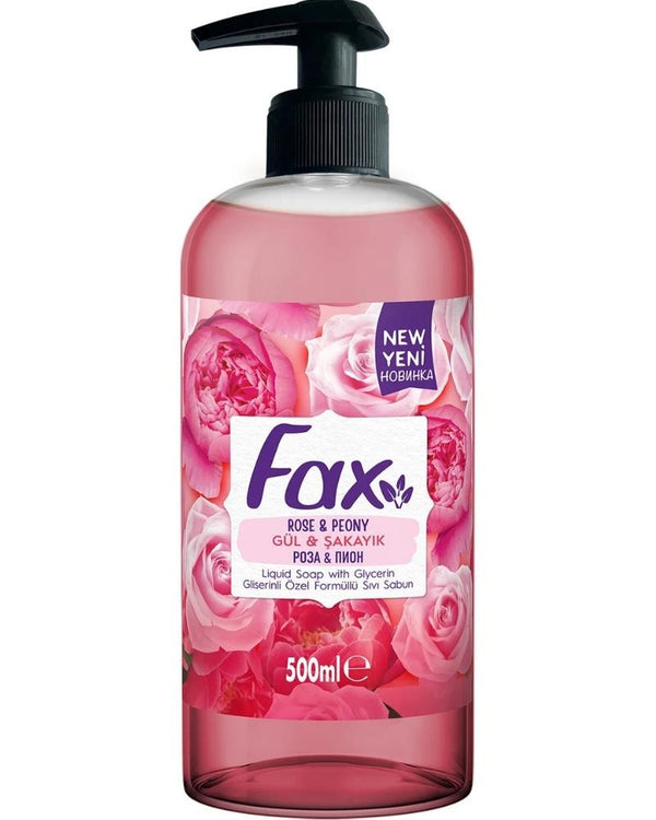 Fax Sıvı Sabun 500 ml Gül&sakayık 512799