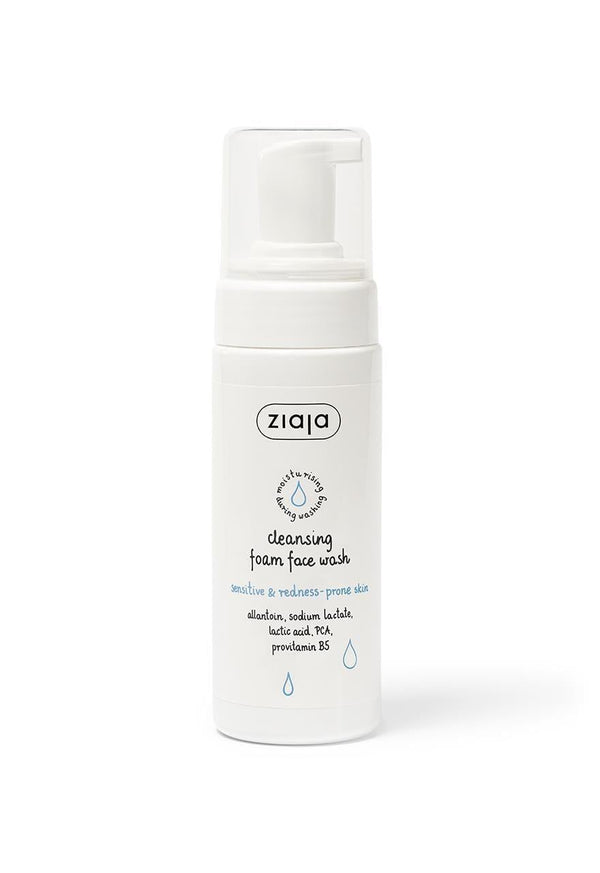 Zıaja Hassas ve Kızarık Ciltler için Temizleme Köpüğü 150 ml