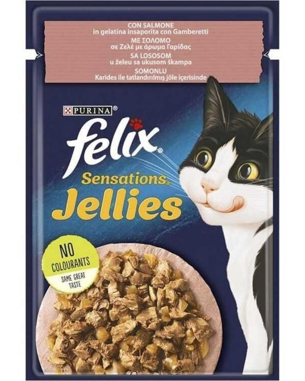 FELIX Sens. Somon&karides Kedi Yaş Maması 85 Gr.