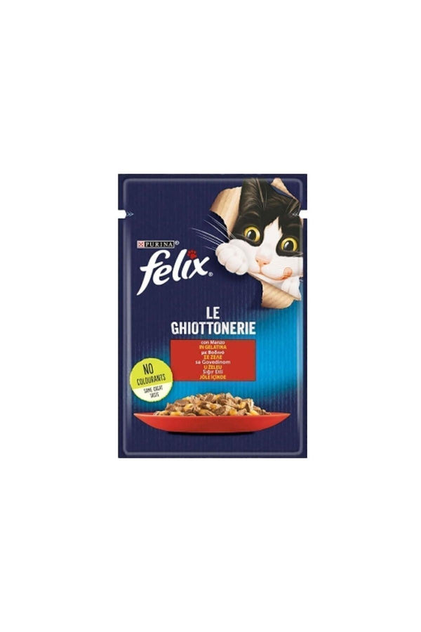 FELIX Sığır Etli Kedi Yaş Mama 85 Gr.