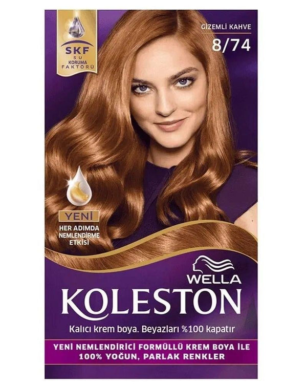 Koleston Kit Saç Boyası 8/74 Gizemli Kahve