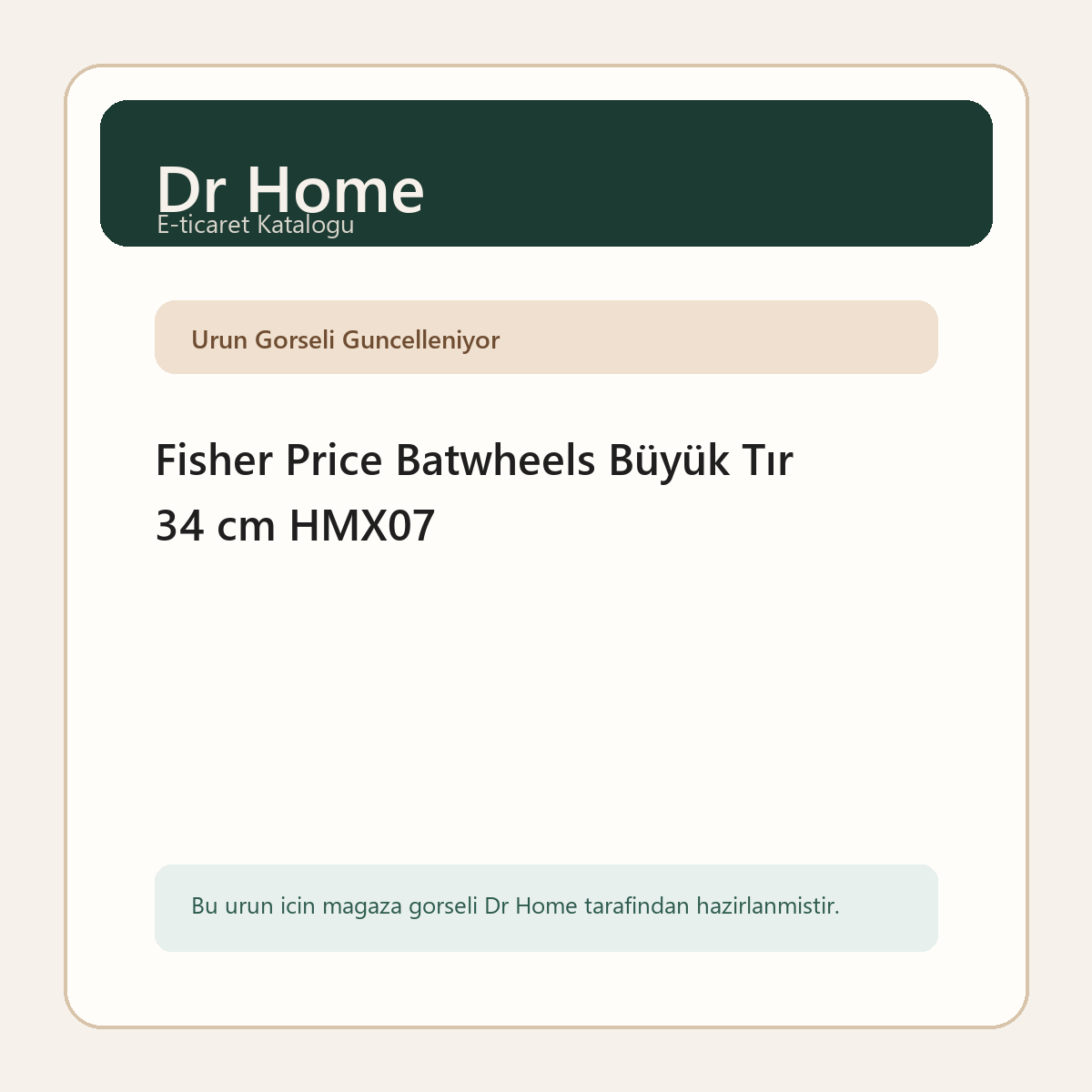 Fisher Price Batwheels Büyük Tır 34 cm HMX07