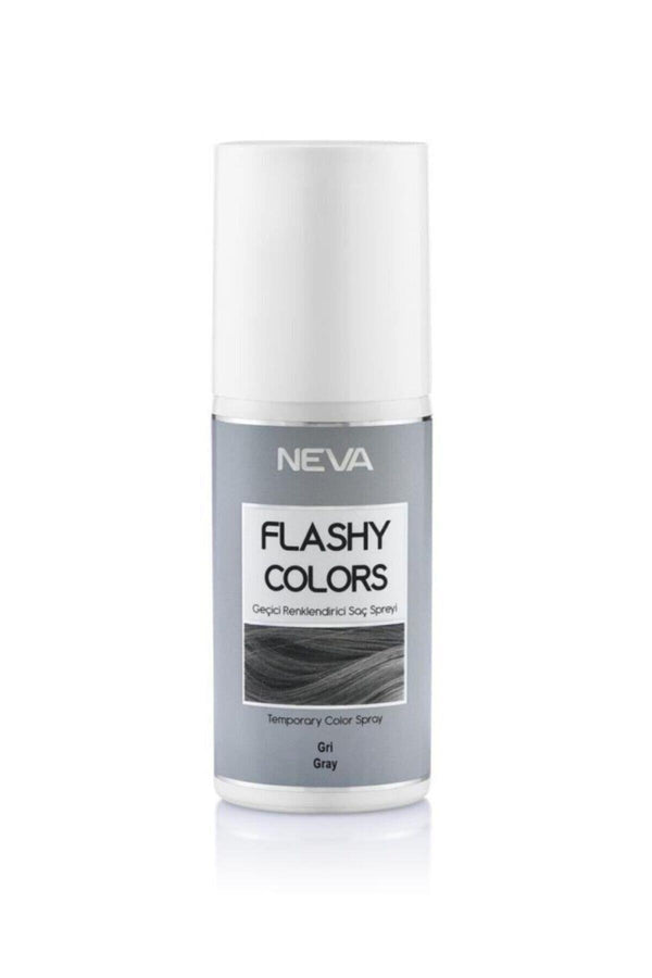 Flashy Colors Geçici Renk Saç Spreyi - Gümüş 75 ml