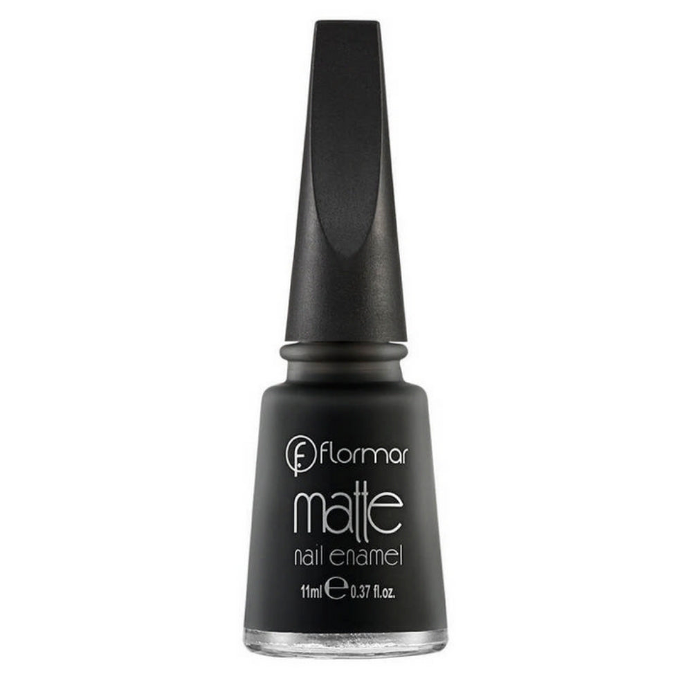 Flormar Matte Nail Enamel Oje M02 Satin Black