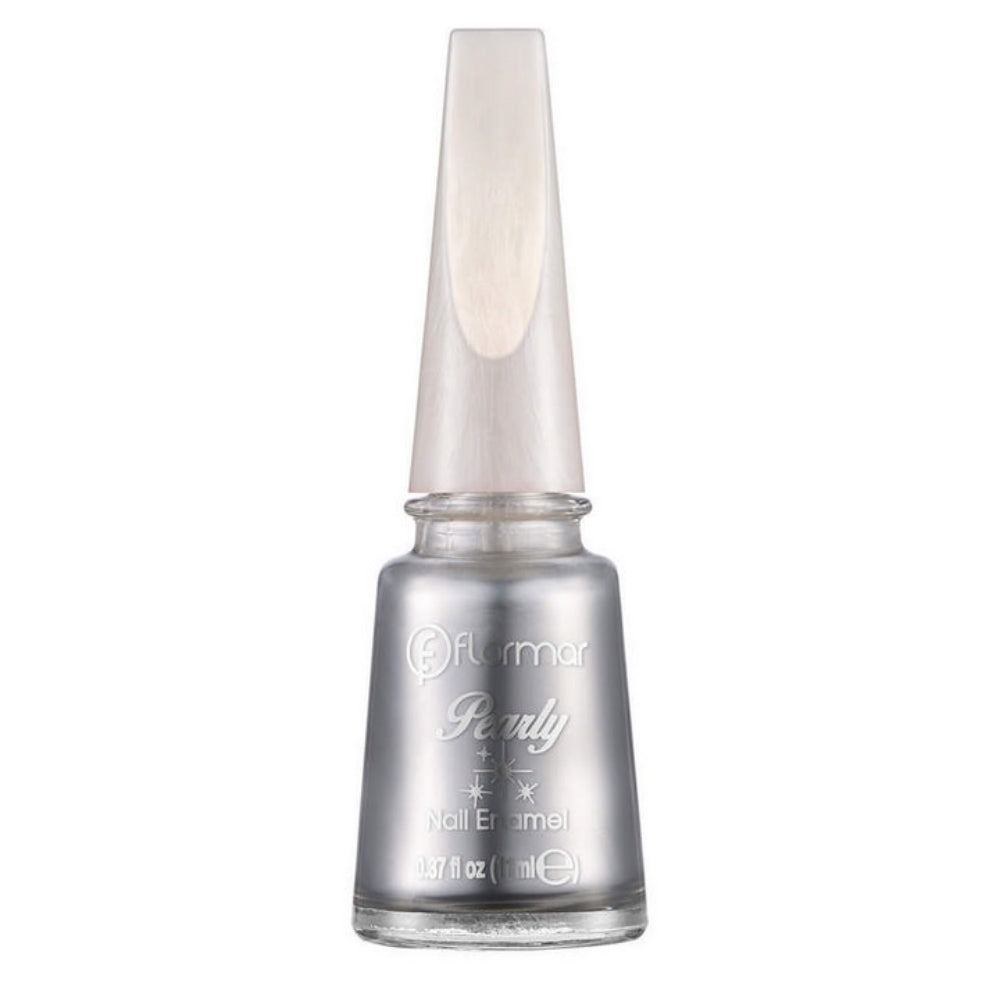 Flormar Pearly Nail Enamel Oje 102 Light Silver