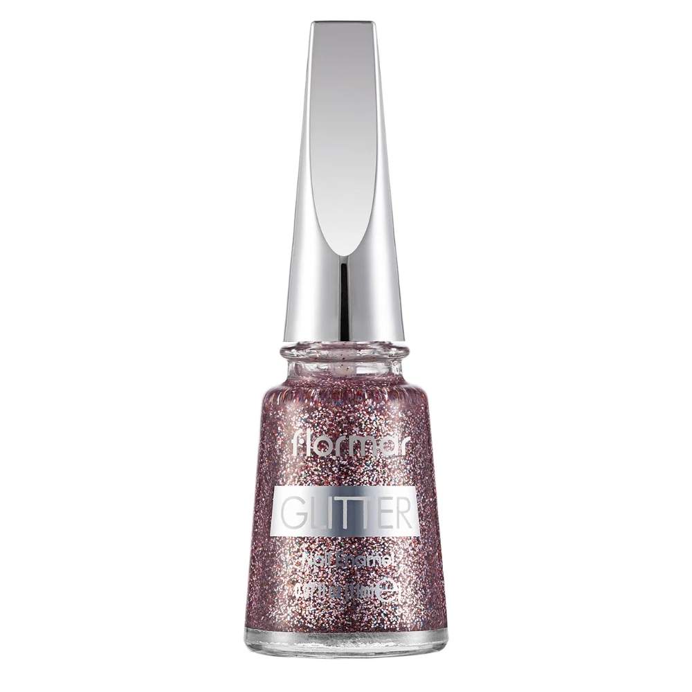 Flormar Nail Enamel Oje GL39 Red In Silver