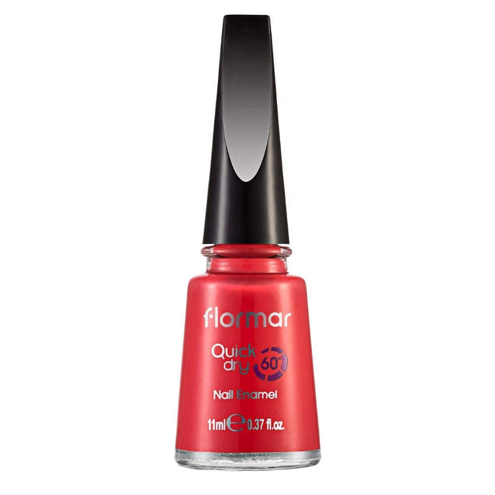Flormar Quick Dry Nail Enamel Oje QD03 Bright Coral