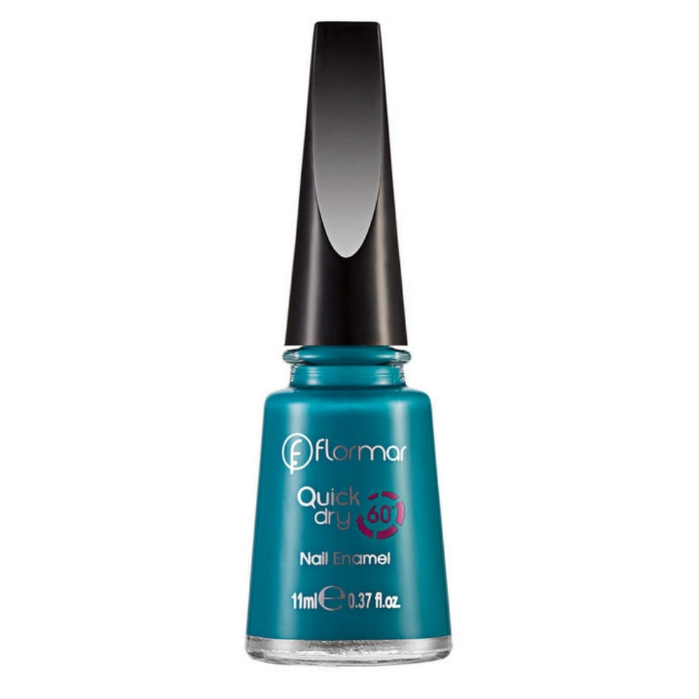 Flormar Quick Dry Nail Enamel Oje QD05 Cyan