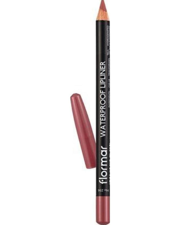 Flormar Suya Dayanıklı Dudak Kalemi (KAHVE) - Waterproof Lipliner - 236 Nut Cookie - 8690604567492