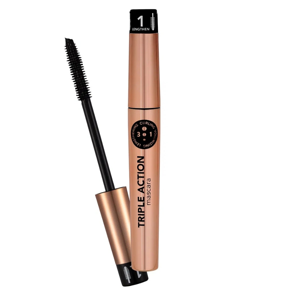 Flormar Triple Action Mascara Black