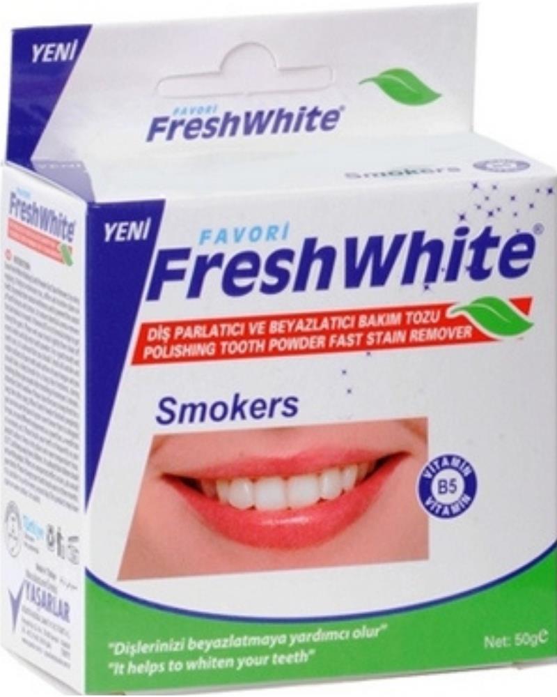 Fresh White Diş Tozu Smokers 50 Gr.