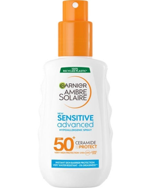 Garnier Ambre Solaire Sensitive Advanced Hipoalerjenik Güneş Koruyucu Sprey SPF50+ 150ML