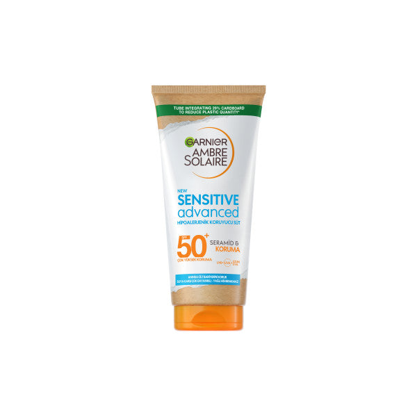 Garnier Ambre Solaire Sensitive Advanced Hipoalerjenik Güneş Koruyucu Süt SPF50+ 175 Ml