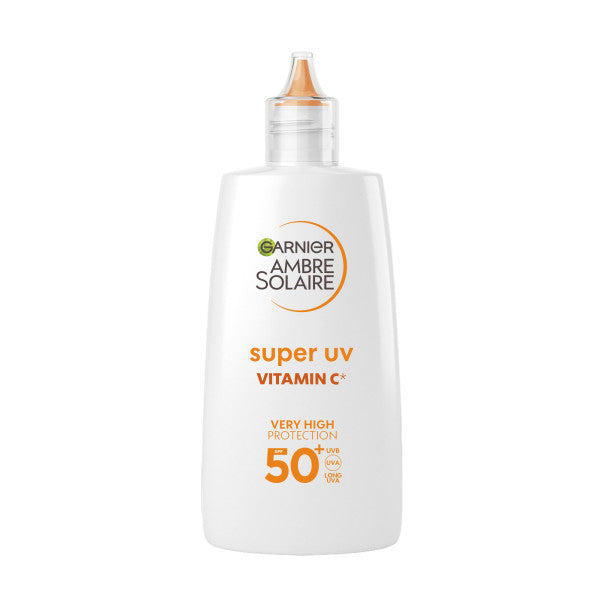 Garnier Ambre Solaire Super UV C Vitamini Koyu Leke Karşıtı Fluid Yüz Güneş Kremi SPF50+ 40 Ml