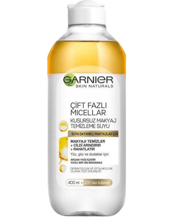 Garnier Çift Fazlı Micellar Kusursuz Makyaj Temizleme Suyu 400 ml