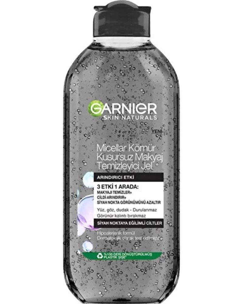 Garnier Micellar Kömür Kusursuz Makyaj Temizleyici Jel 400 ml