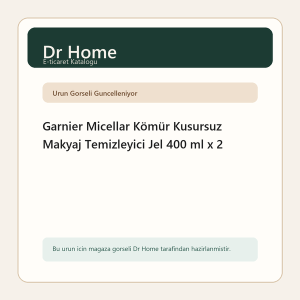 Garnier Micellar Kömür Kusursuz Makyaj Temizleyici Jel 400 ml x 2