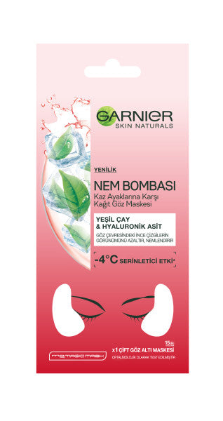 Garnier Nem Bombası Kaz Ayaklarına Karşı Kağıt Göz Maskesi